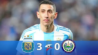 SHOW DE CAMPEONES MUNDIALES | Argentina vs El Salvador 3-0 | Resumen y Goles 2024