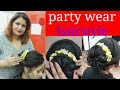 Indian traditional party hairstyle (in hindi)