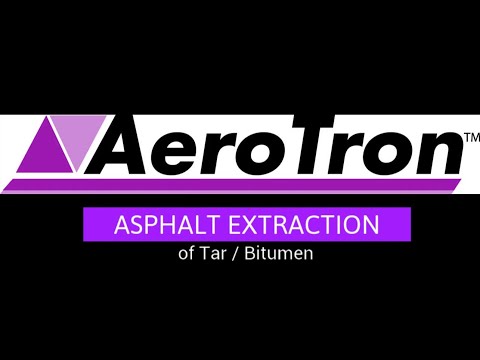 Asphalt extraction with AeroTron