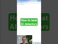 How to beat AI Detectors - Human Promt #chatgpt #jespernissenseo