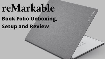 How to Install the reMarkable 2 Book Folio (2021 Grey Folio Unboxing + Review!)