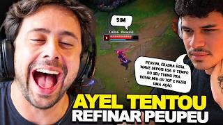 AYEL ESTÁ TENTANDO SALVAR O PEUPEU