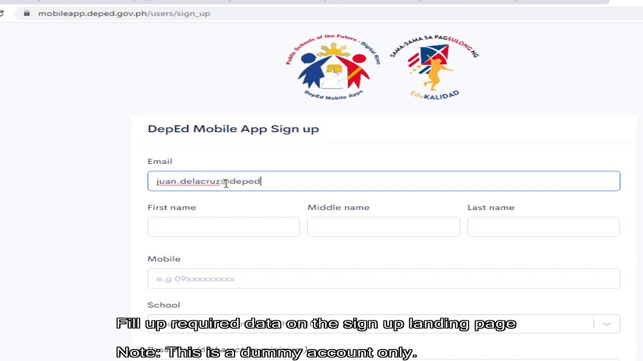 Deped Mobile Monitoring App Registration Tutorial | SST at School Level
