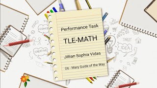 Famous Performance Task - TLE/MATH -3rd Quarter | Jillian Sophia Vidas Profile