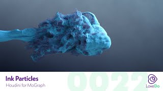 Ink Particles - Houdini For MoGraph Ep0022