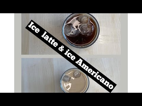 Starbucks ice Latte & İce Americano Yapımı #starbucks #YouCantStopUs