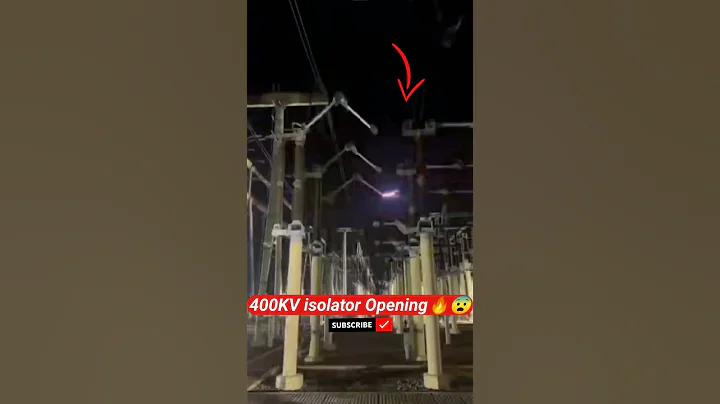 😨🔥400KV isolator Opening #viral #electrical #transco #youtubeshorts #shorts #ytshorts #short