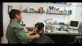 How to Cut Men's Hair : Creating Soft Lines in Men's Haircuts screenshot 4