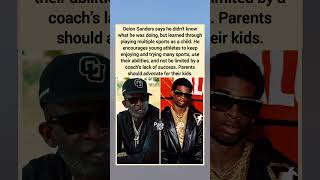 Deion Sanders: Try many sports, never limits #deionsanders #shorts