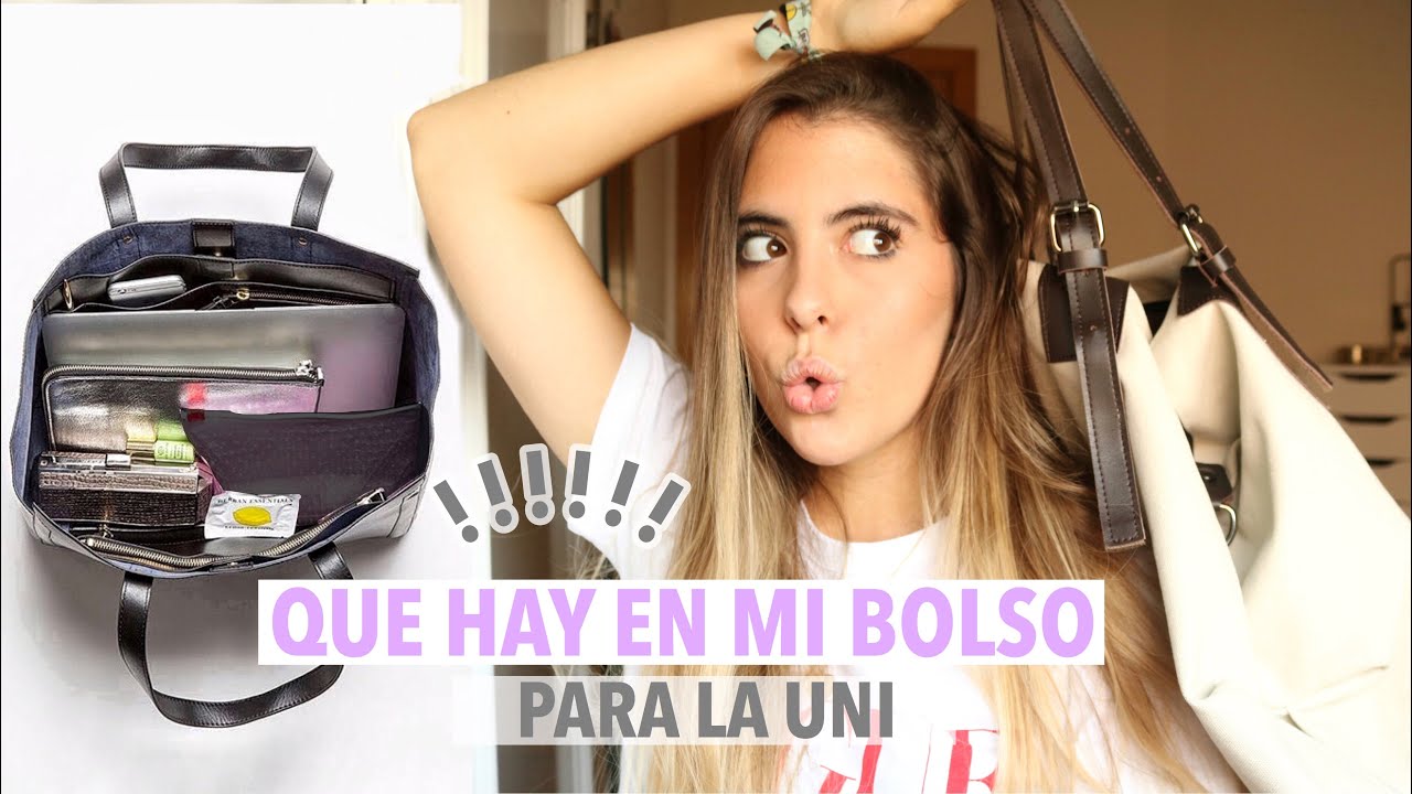 QUE LLEVO EN MI BOLSO DE LA UNIVERSIDAD !!!!