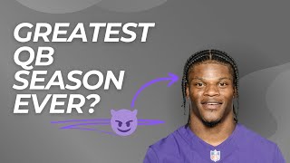 Full Lamar Jackson 2024 Season vs. Other Great QB Seasons!!! News