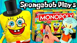 Spongebob Plays Monopoly!  Spongebob and Friends