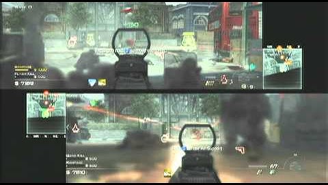 MW3 Split Screen Survival Underground Wave 34 Part 2