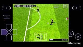 Jogando FIFA 2007 fazendo uma partida (goias x santa cruz)