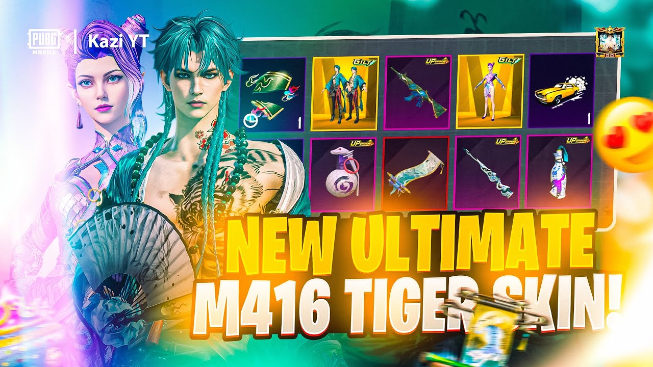 New Tiger Ultimate M416 🔥Spin Crate Opening | Kazi YT