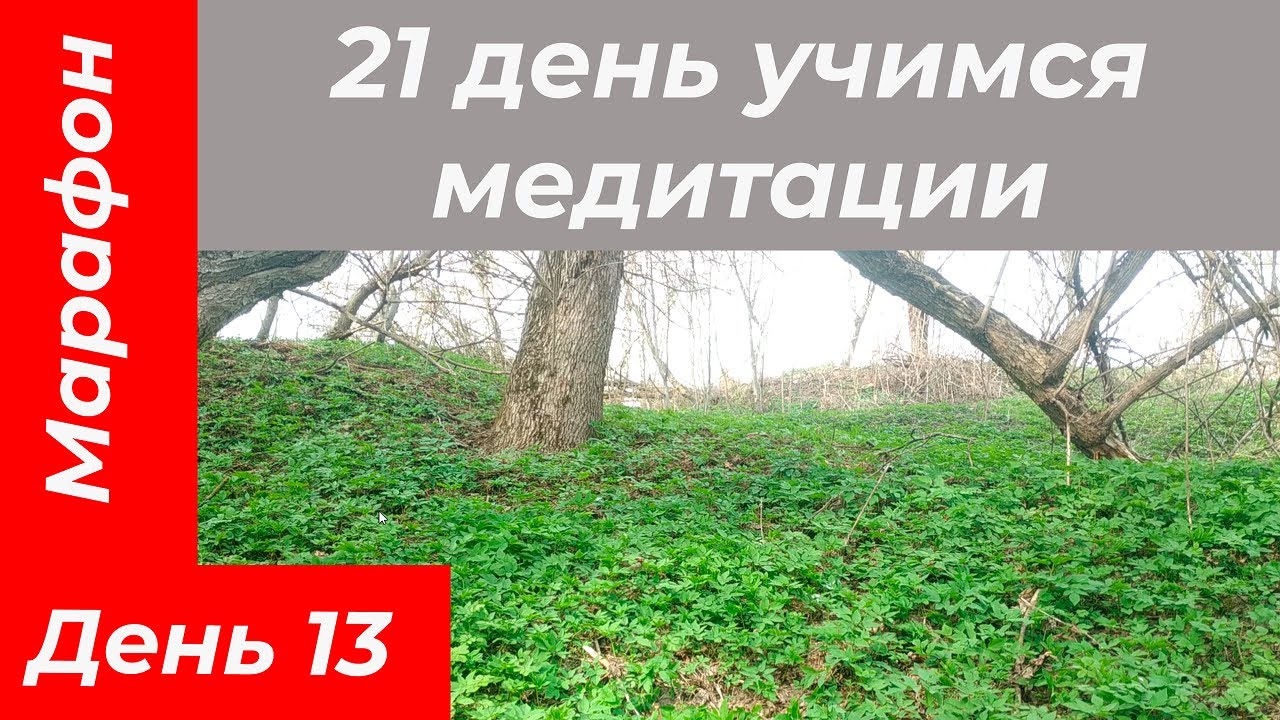 Марафон по медитации Учимся медитировать день 13 #урокимедитации - YouTube