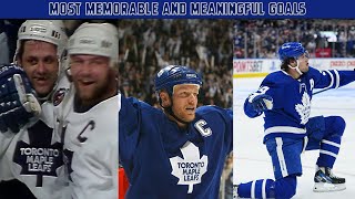 Most Memorable and Meaningful Goals In Toronto Maple Leafs History 19902022