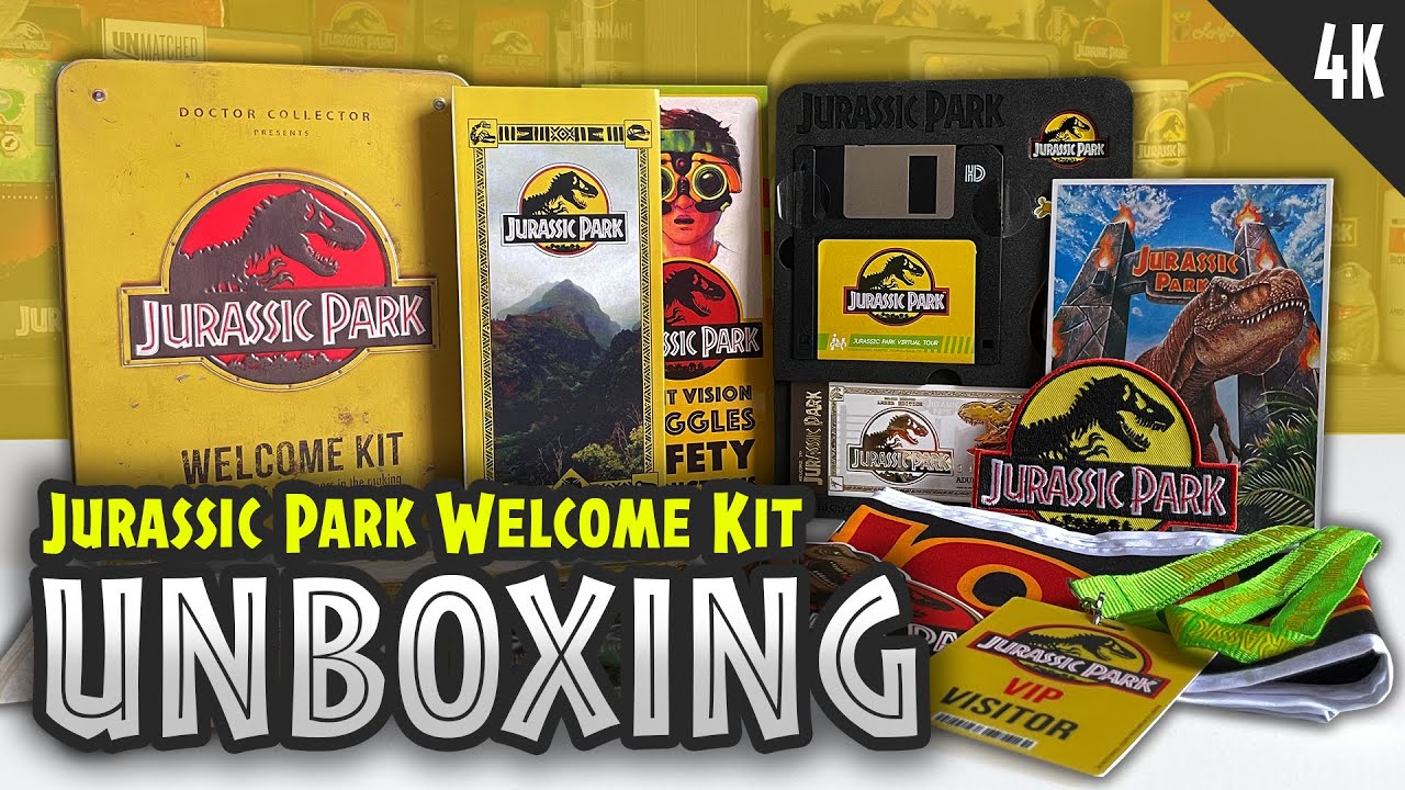 Jurassic Park Limited Amber Edition Welcome Kit - 4K Unboxing