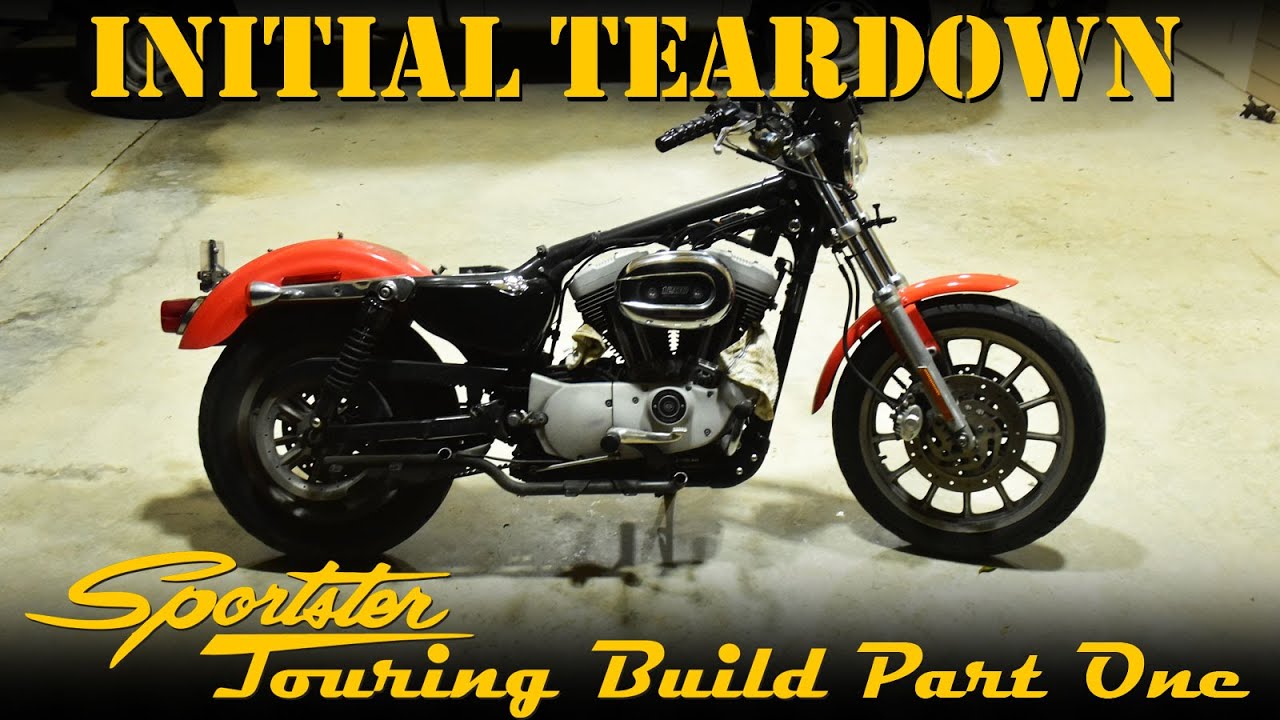 Turning a Sportster into a Touring Machine Part One Project