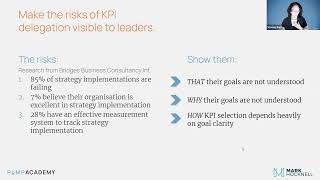 KPIs Start at the Top REPLAY  - Stacey Barr and  Mark Hocknell