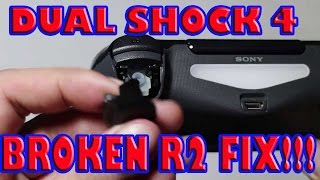 Dual Shock 4 R2 On Replacement Broken Controller Fix