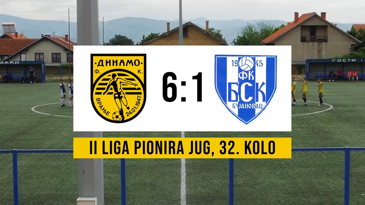 DINAMO 6:1 BSK (II liga pionira Jug,  32. kolo)