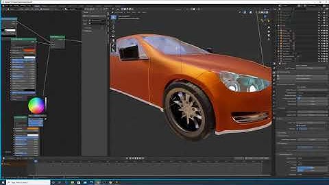 Blender Live part 2 detailing a 3d car model