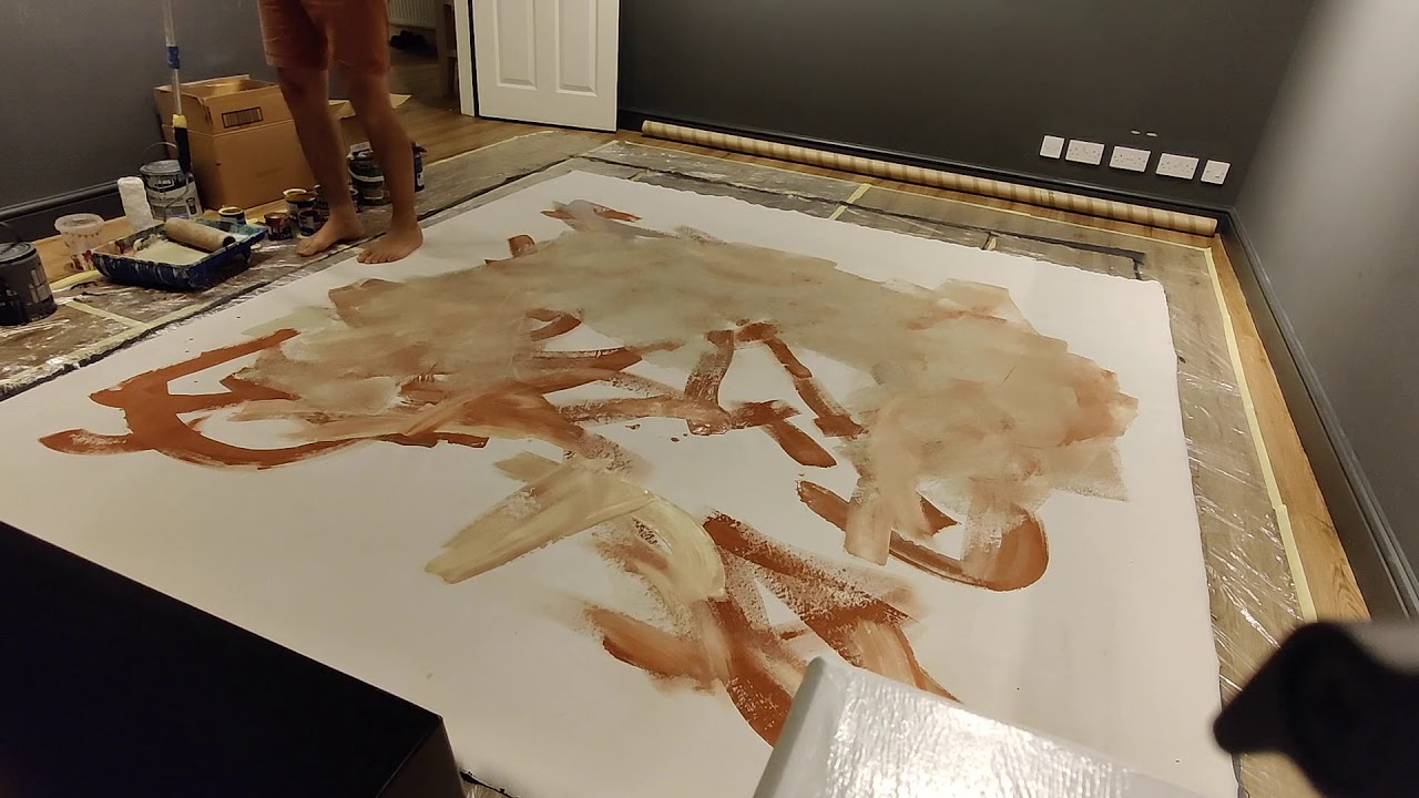 How to paint a canvas backdrop for photography YouTube