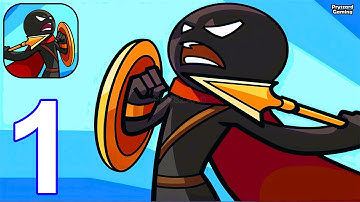 Stickman War: Stick Fight Army - Gameplay Walkthrough Part 1 Tutorial StickWar Army Commander