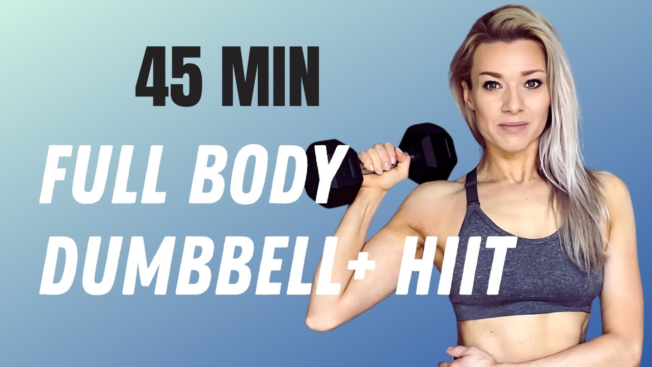 45 MIN FULL BODY Strength And Conditioning + Weights No Repeat At Home ...