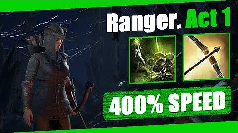 Path of Exile 2 - Act 1 | Speedrun (4x) | Ranger - Vine Arrow