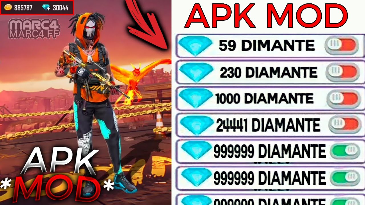 🤪APK MOD DE DIAMANTES INFINITOS NO FREE FIRE! ATUALIZADO 1.53.3 - *ANTI ...