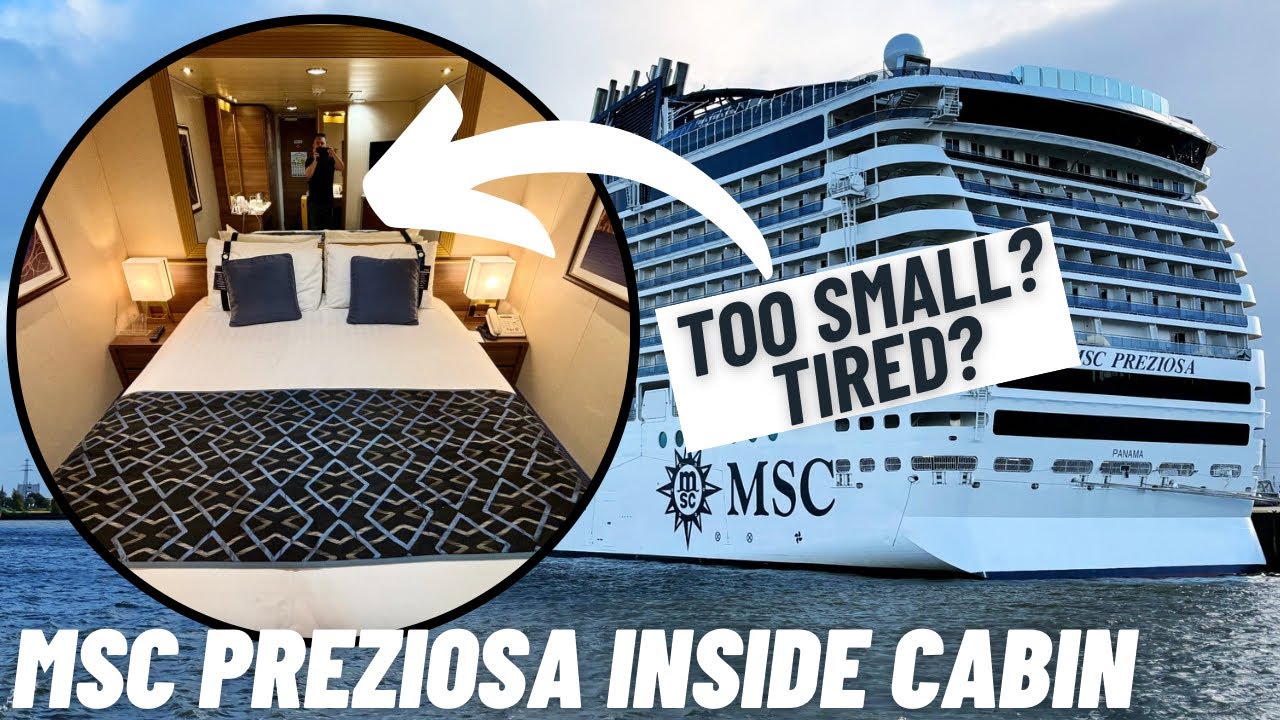MSC Cruises - MSC Preziosa Inside Cabin Tour & Review