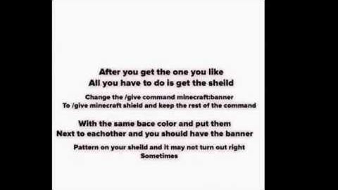 How to make custom minecraft shields