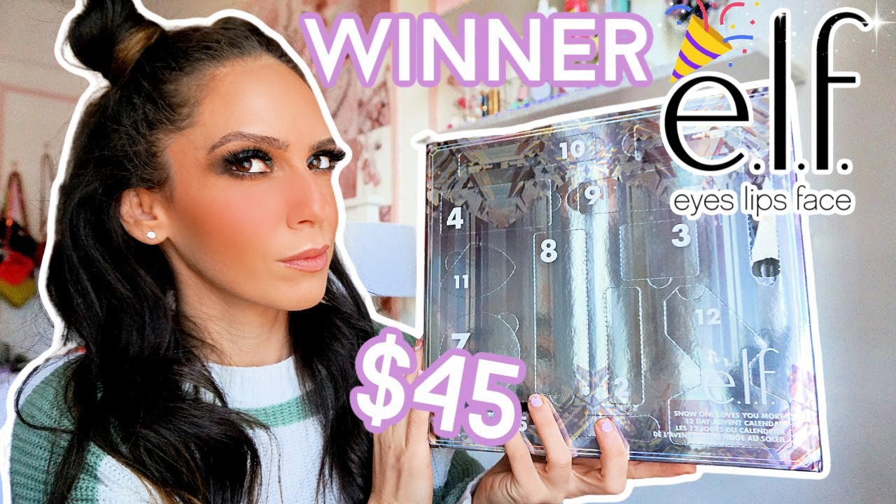 ELF COSMETICS... YOU REALLY HOOKED IT UP! ADVENT CALENDAR HOLIDAY 2021 ...
