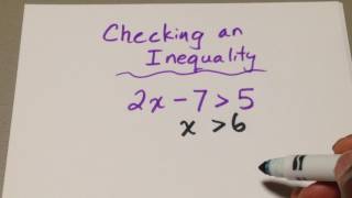 Math with Mr. Antoine- Solving and Checking an Inequality