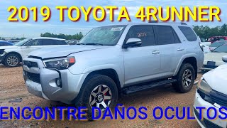 VALE LA PENA COMPRAR UNA TOYOTA 4RUNNER 2019 EN LA SUBASTA DE COPART EN HOUSTON TEXAS?