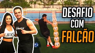 Raquel Freestyle X Falcão Rei Do Futsal Contra Rainha Das Embaixadinhas