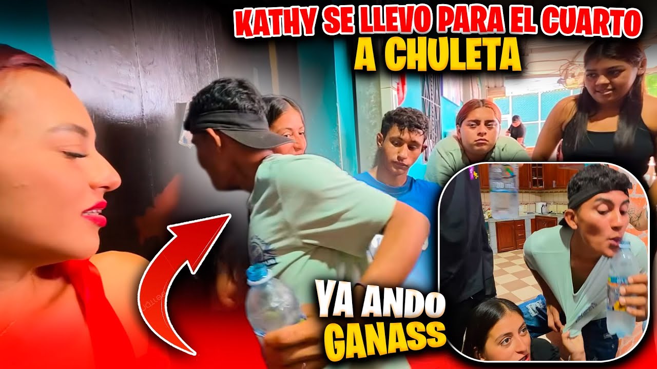 La Plaga hará un experimento con la famosa pastillita azul. A Kathy le esta haciendo efecto