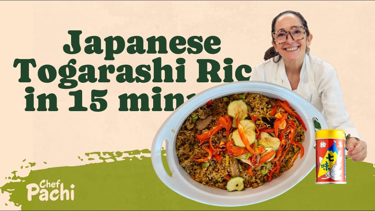 Рис, приправленный японским соусом тогараши, и колумбийский кокос — это блюдо, которое мгновенно ...