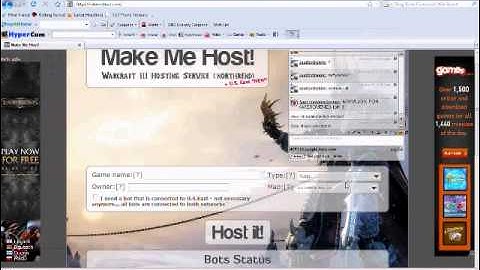 Warcraft 3 How To get a Bot hosting free and easy