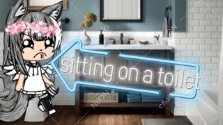 ♡Sitting on the toilet for 24 hours♡[challenge] gacha life