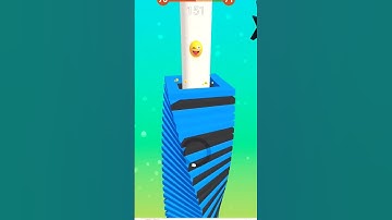 stack ball level 70 complete gameplay 😓 #shorts