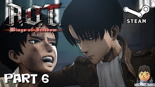 Attack on Titan Wings of Freedom Hard Difficulty #6 (PC 1080p 60fps Commentary)