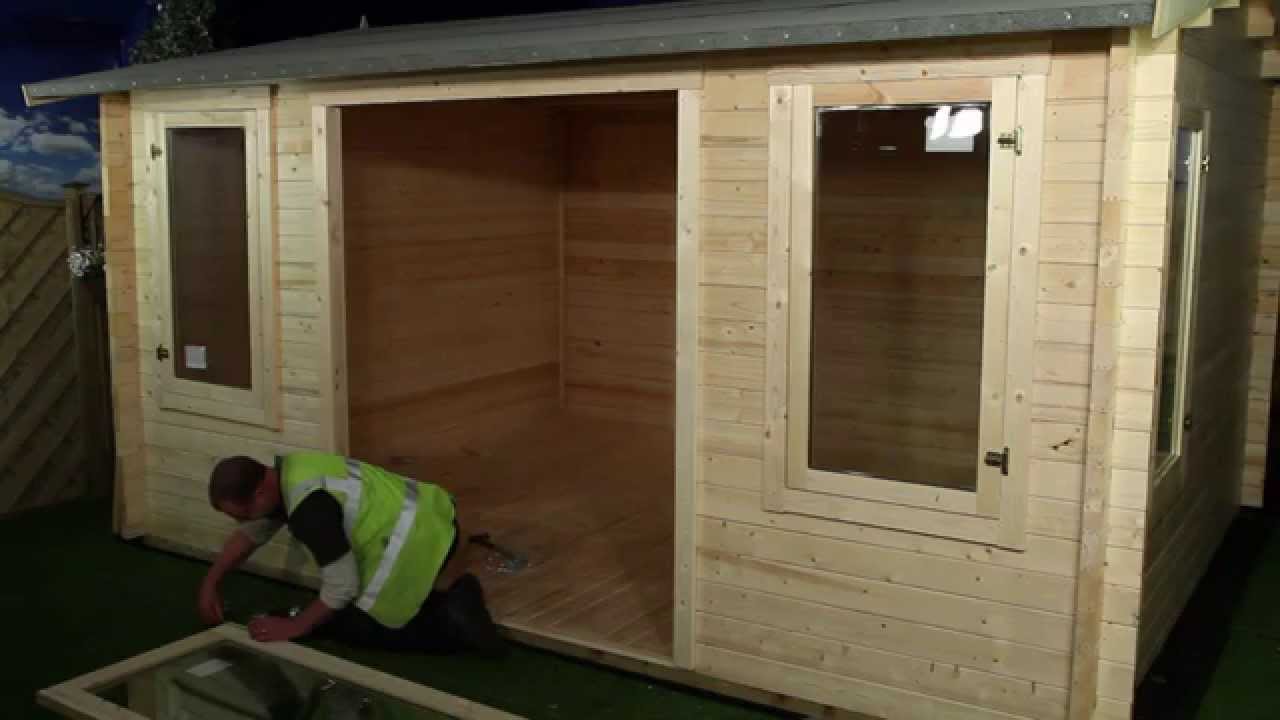 How To Build A Log Cabin - YouTube