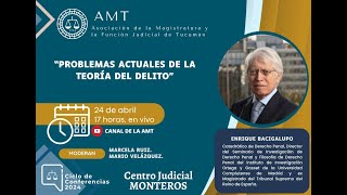 Play video: Dr. Enrique Bacigalupo- Problemas actuales de la teoría del delito
