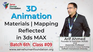 Materials | Mapping and Reflected in 3ds MAX | Freelancing Bangla Tutorial | Batch 6th | Class 09