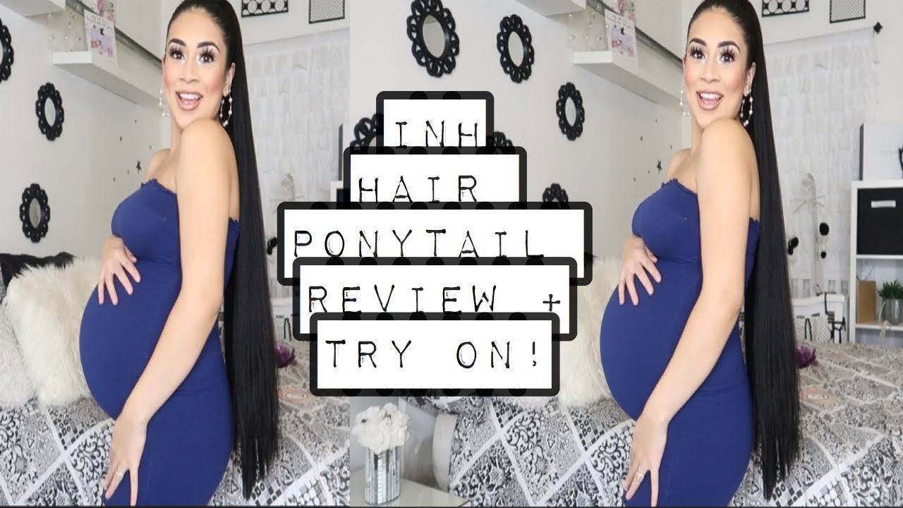 INSERT NAME HERE (INH HAIR)  REVIEW + TRY ON| ARIANA PONYTAIL