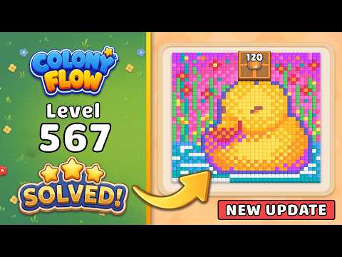 Colony Flow! Level 567 Walkthrough 🐜 | ABI GAMES Solution & Gameplay 🧩 (New Update)