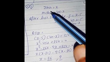 Exercise - 4.2 Question - 2 Part - 1 Class - 10th #math #mathtips #mathtricks #shorts #easymath